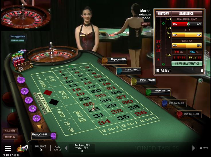 novibet live casino roulette room